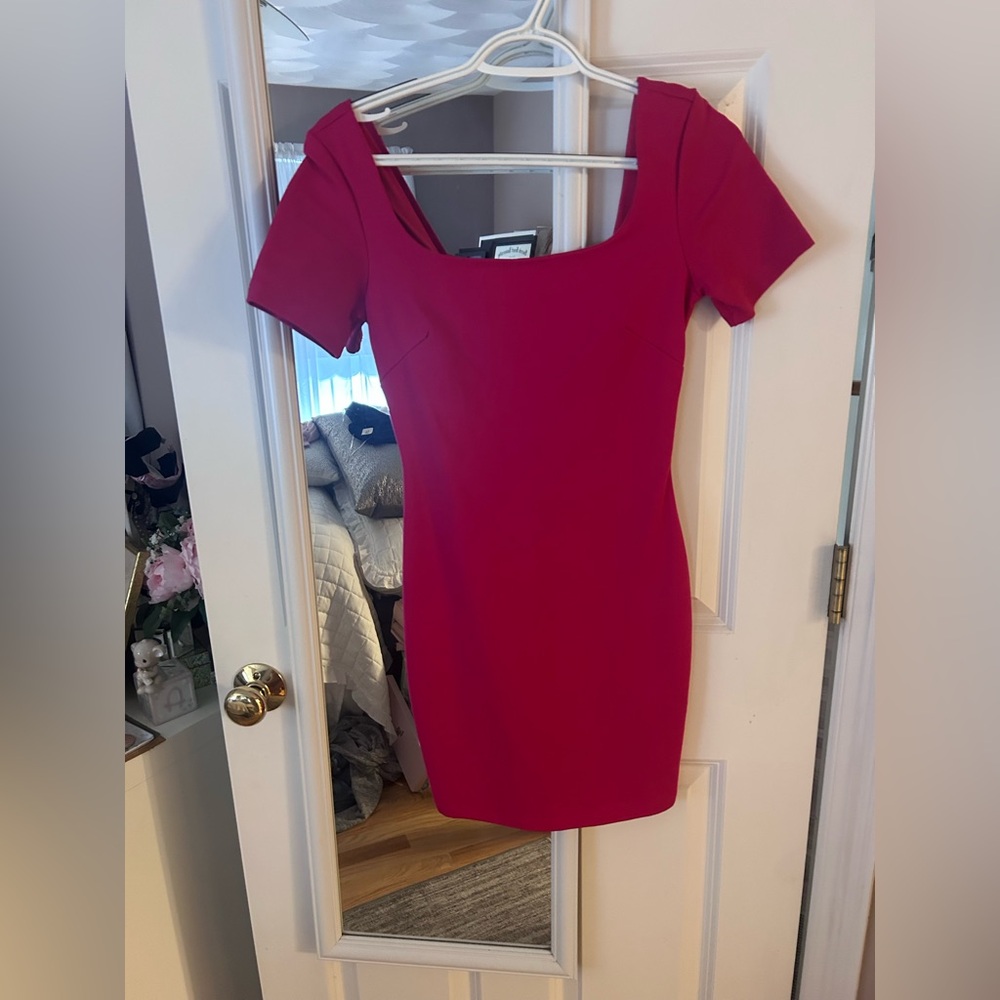 Elegant Red Mini Dress